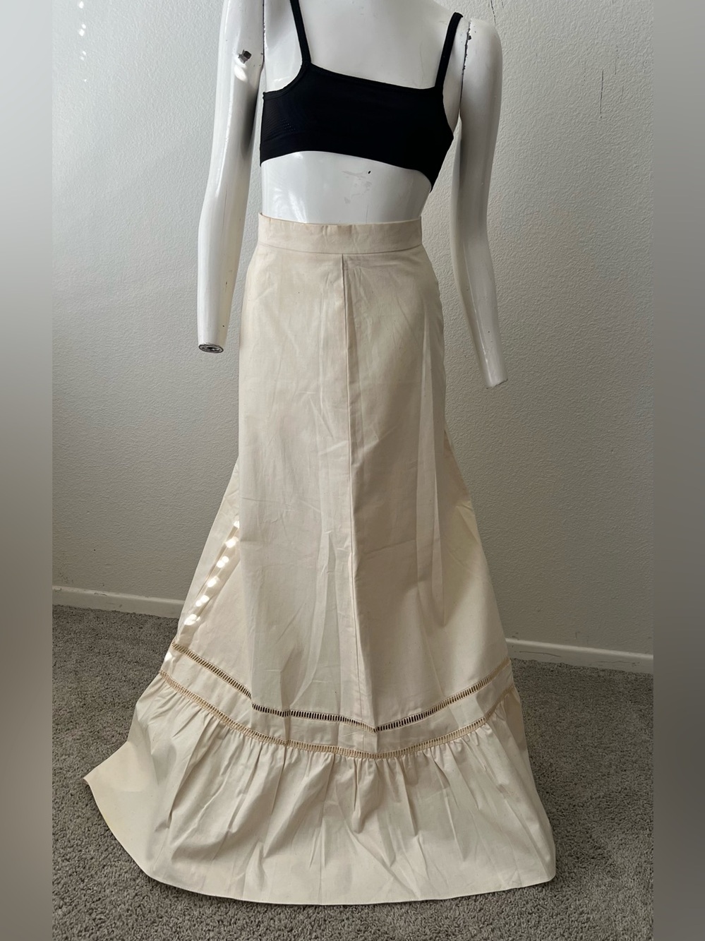 VTG PATTY WOODARD French Skirt Boussa De Paris Fabric Sz 7-8